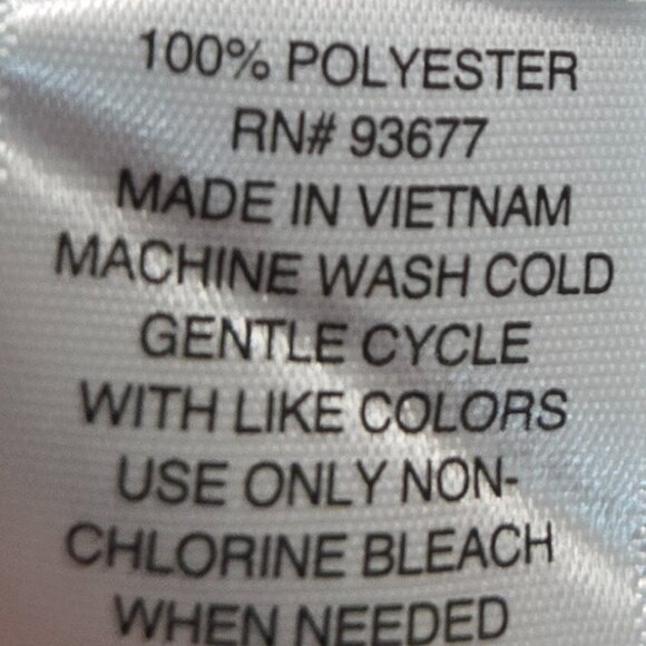 Worthington* Sleeveless Collard Blouse W/Tie Neck* Color: Brown & White Size: PM - Picture 5 of 5